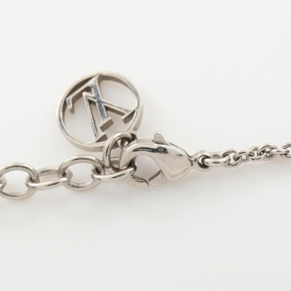 LOUIS VUITTON Silver Necklace - Picture 4 of 6
